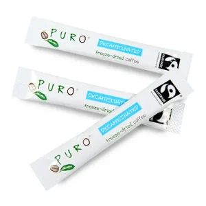 Puro Fairtrade Instant Sticks Decaf